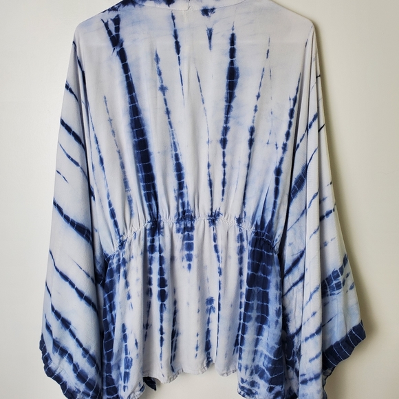 Sim & Sam Open Front Tie Dye Cardigan S/M - Picture 2 of 5